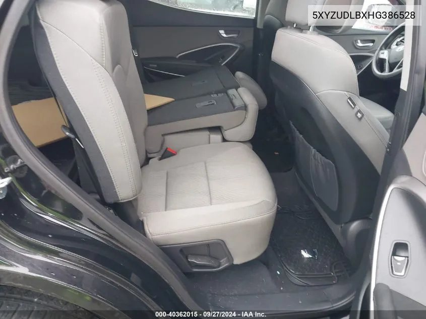 5XYZUDLBXHG386528 2017 Hyundai Santa Fe Sport