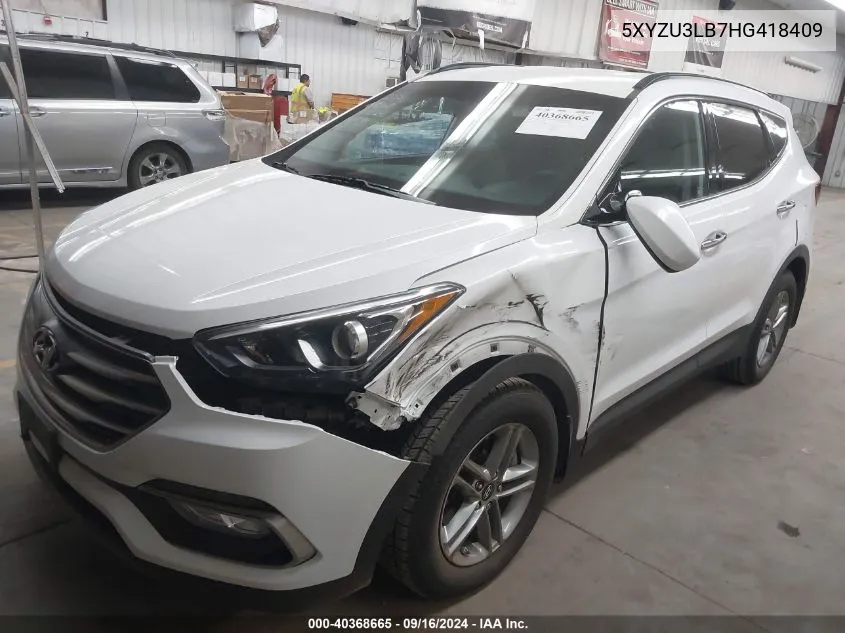 5XYZU3LB7HG418409 2017 Hyundai Santa Fe Sport 2.4L