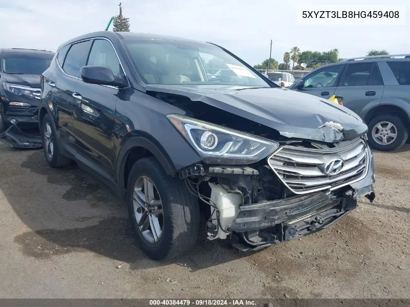 2017 Hyundai Santa Fe Sport 2.4L VIN: 5XYZT3LB8HG459408 Lot: 40384479