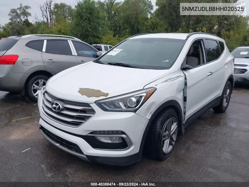 5NMZUDLB8HH020525 2017 Hyundai Santa Fe Sport 2.4L