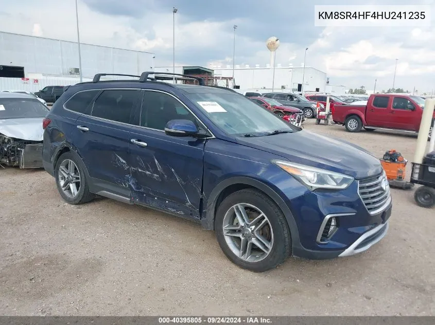 KM8SR4HF4HU241235 2017 Hyundai Santa Fe Limited Ultimate