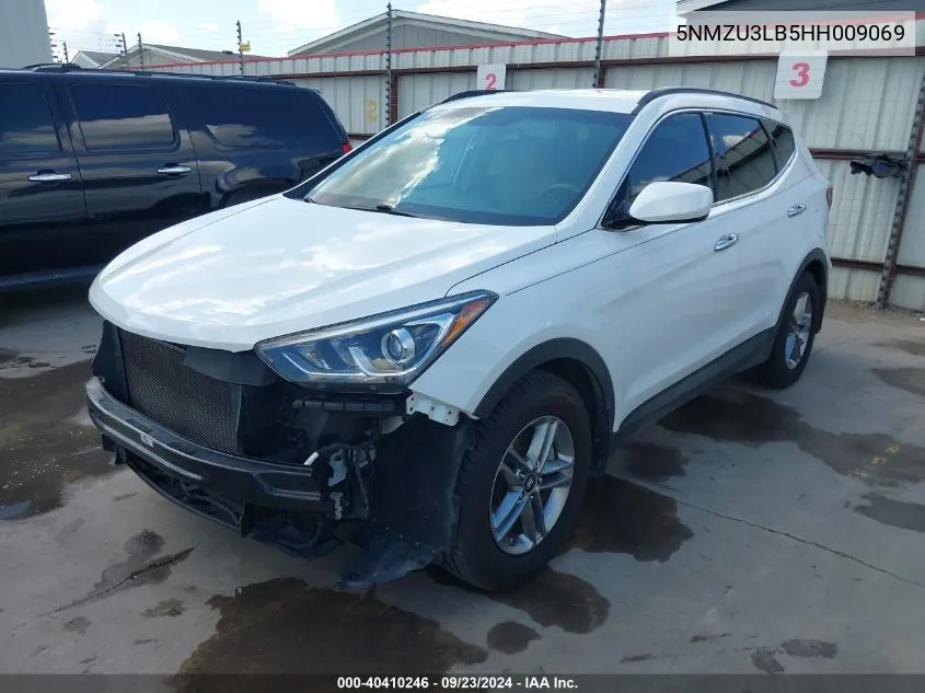 2017 Hyundai Santa Fe Sport 2.4L VIN: 5NMZU3LB5HH009069 Lot: 40410246