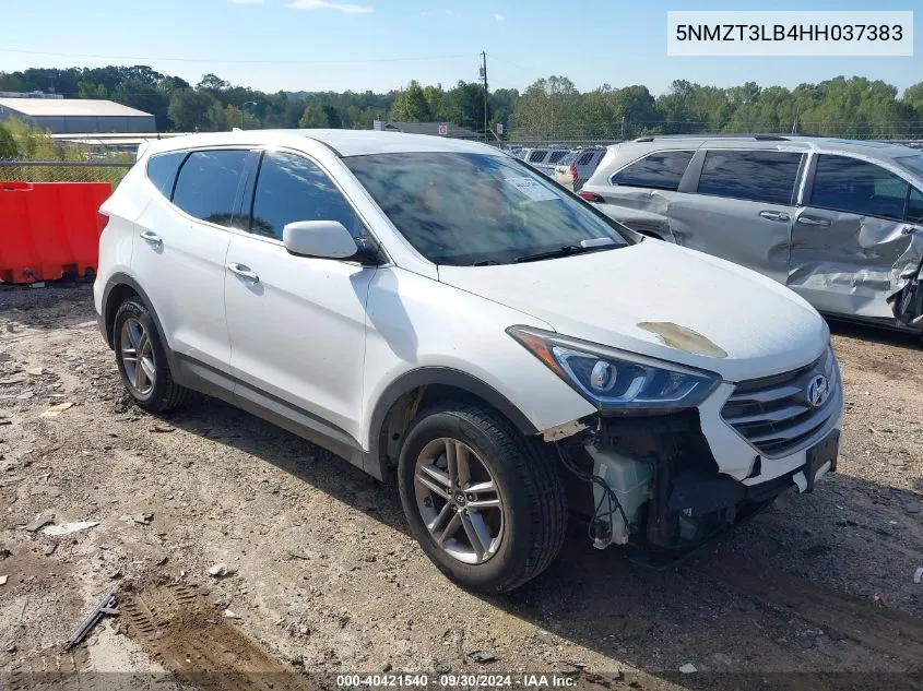 2017 Hyundai Santa Fe Sport 2.4L VIN: 5NMZT3LB4HH037383 Lot: 40421540