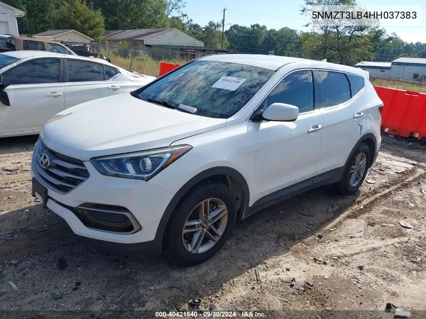 2017 Hyundai Santa Fe Sport 2.4L VIN: 5NMZT3LB4HH037383 Lot: 40421540