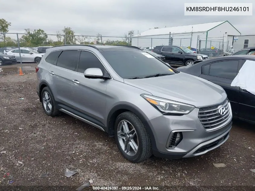 KM8SRDHF8HU246101 2017 Hyundai Santa Fe Limited Ultimate