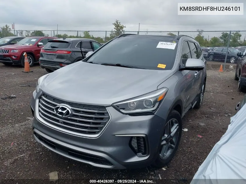 KM8SRDHF8HU246101 2017 Hyundai Santa Fe Limited Ultimate