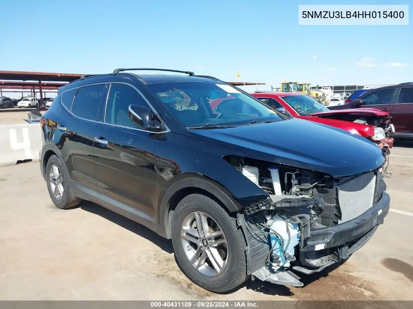 5NMZU3LB4HH015400 2017 Hyundai Santa Fe Sport 2.4L