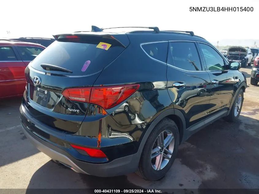 5NMZU3LB4HH015400 2017 Hyundai Santa Fe Sport 2.4L