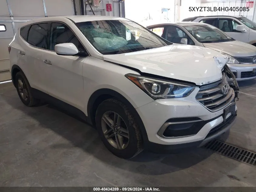 2017 Hyundai Santa Fe Sport 2.4L VIN: 5XYZT3LB4HG405085 Lot: 40434289