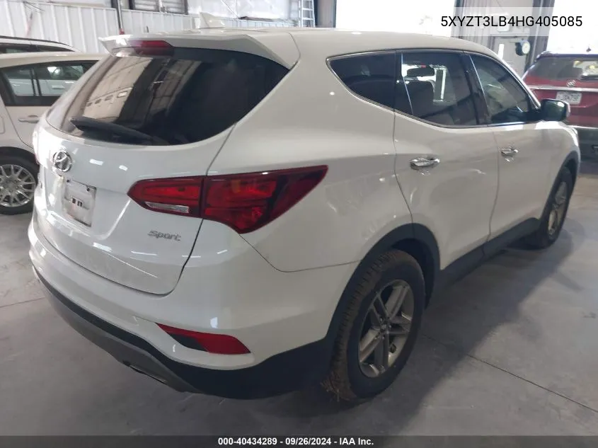 5XYZT3LB4HG405085 2017 Hyundai Santa Fe Sport 2.4L