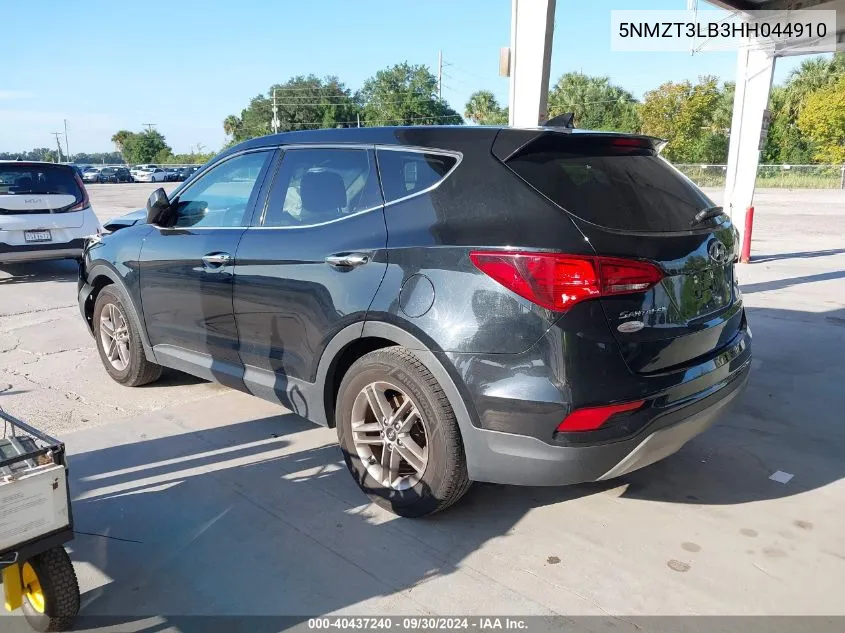 5NMZT3LB3HH044910 2017 Hyundai Santa Fe Sport