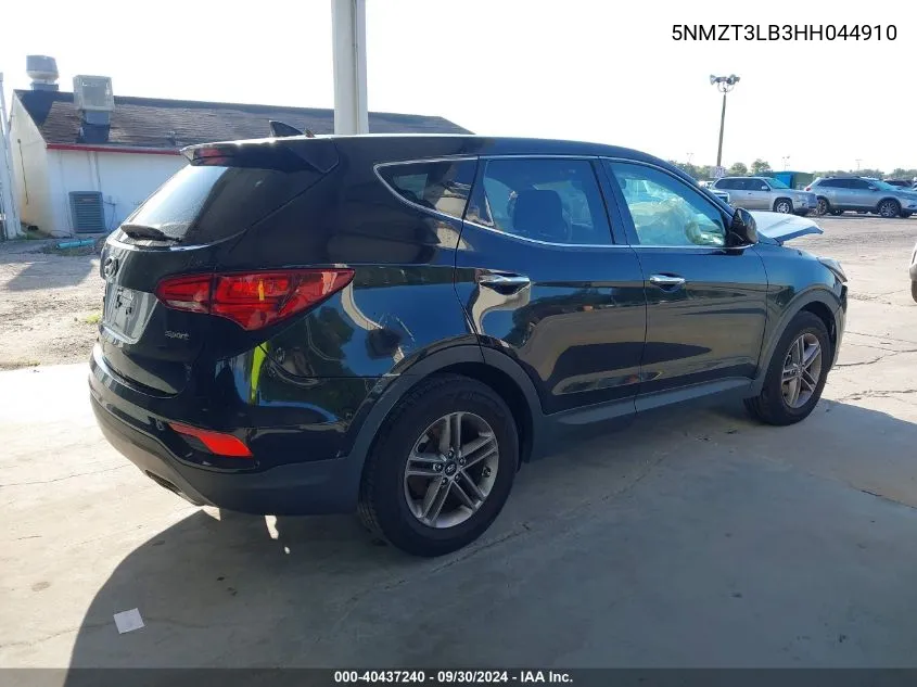 2017 Hyundai Santa Fe Sport VIN: 5NMZT3LB3HH044910 Lot: 40437240