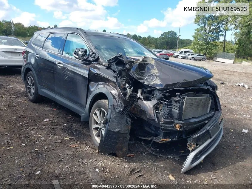 KM8SNDHF5HU169523 2017 Hyundai Santa Fe Se