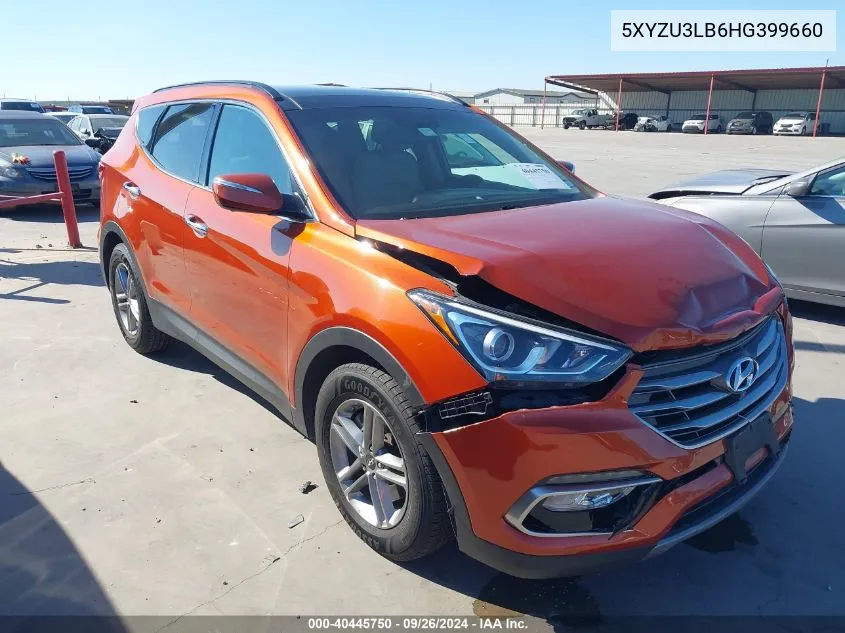 5XYZU3LB6HG399660 2017 Hyundai Santa Fe Sport