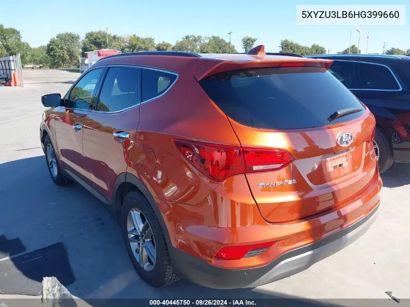 5XYZU3LB6HG399660 2017 Hyundai Santa Fe Sport