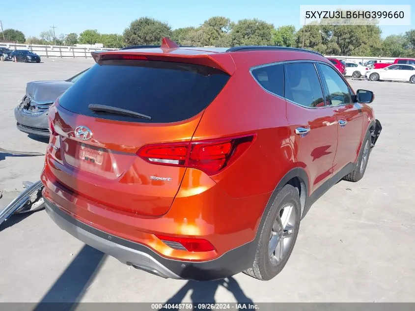 5XYZU3LB6HG399660 2017 Hyundai Santa Fe Sport