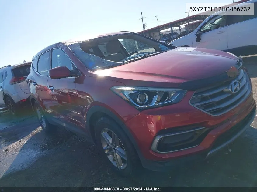 2017 Hyundai Santa Fe Sport 2.4L VIN: 5XYZT3LB2HG456732 Lot: 40446378