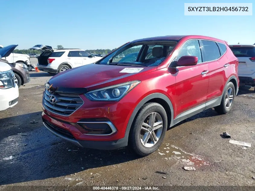 2017 Hyundai Santa Fe Sport 2.4L VIN: 5XYZT3LB2HG456732 Lot: 40446378