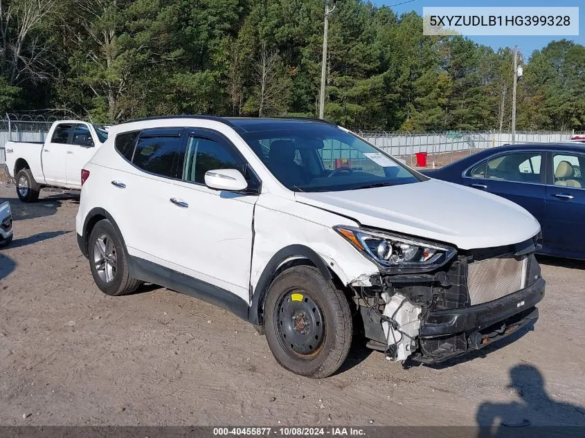 2017 Hyundai Santa Fe Sport VIN: 5XYZUDLB1HG399328 Lot: 40455877