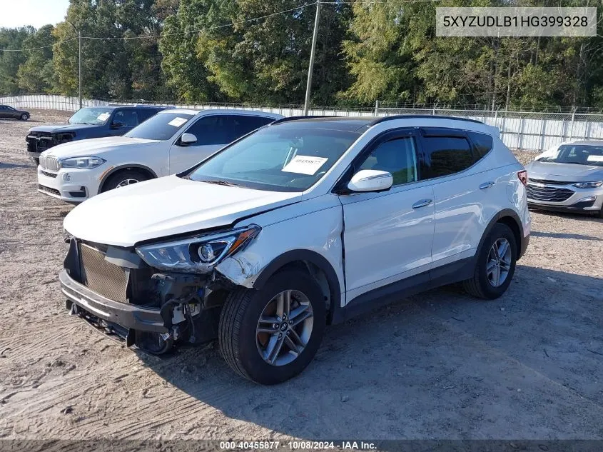 2017 Hyundai Santa Fe Sport VIN: 5XYZUDLB1HG399328 Lot: 40455877