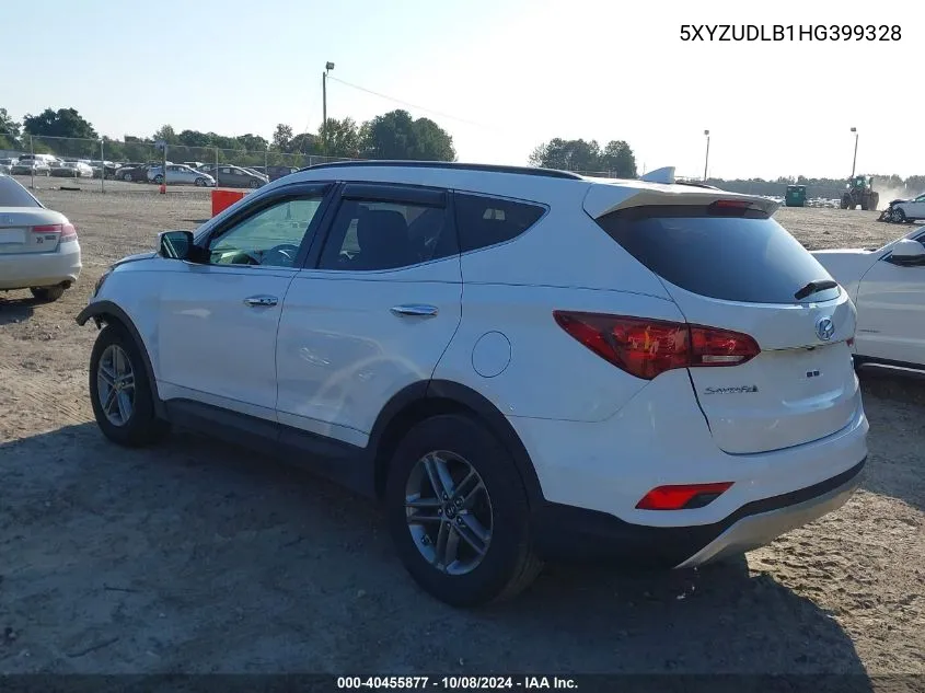 2017 Hyundai Santa Fe Sport VIN: 5XYZUDLB1HG399328 Lot: 40455877