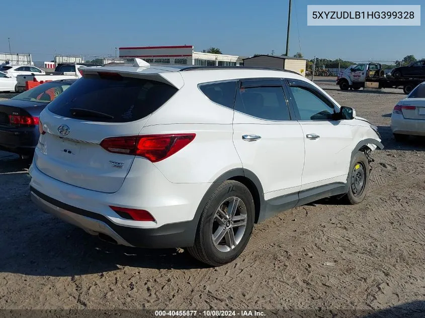 2017 Hyundai Santa Fe Sport VIN: 5XYZUDLB1HG399328 Lot: 40455877