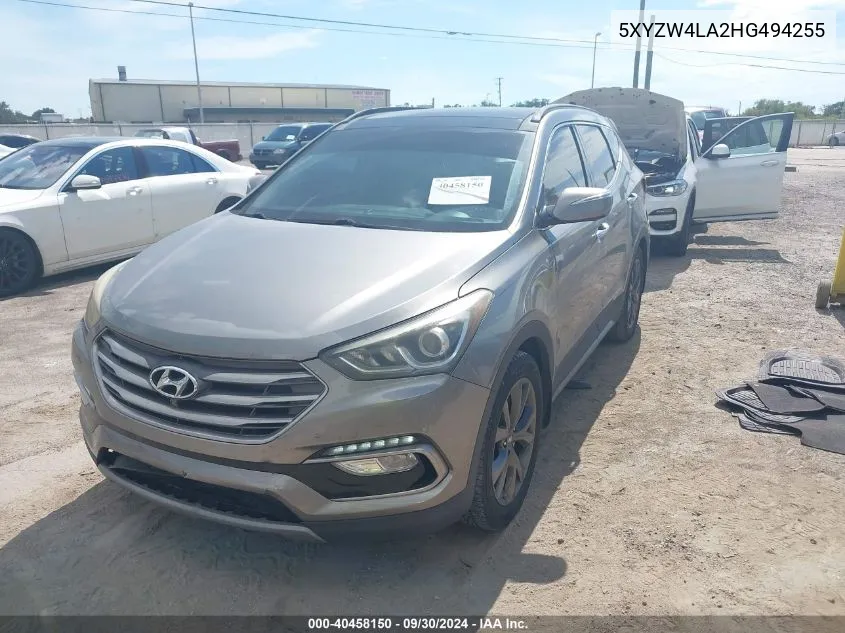 5XYZW4LA2HG494255 2017 Hyundai Santa Fe Sport 2.0T Ultimate