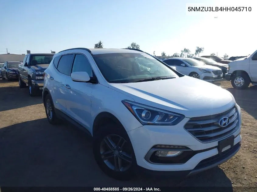 2017 Hyundai Santa Fe Sport 2.4L VIN: 5NMZU3LB4HH045710 Lot: 40458585