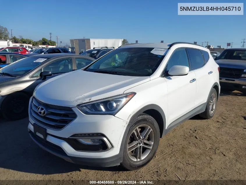 5NMZU3LB4HH045710 2017 Hyundai Santa Fe Sport 2.4L