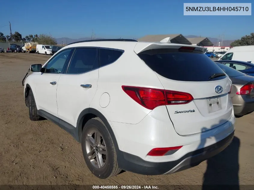 5NMZU3LB4HH045710 2017 Hyundai Santa Fe Sport 2.4L