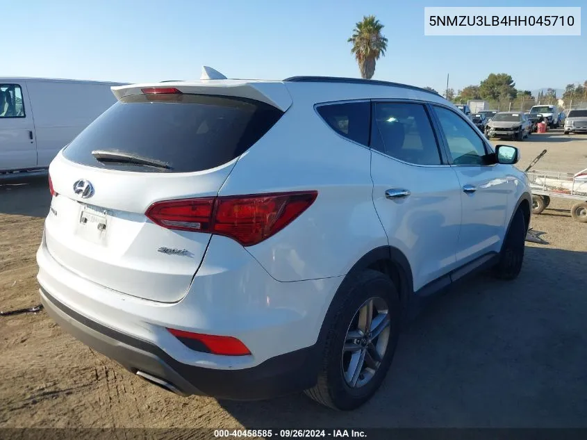 2017 Hyundai Santa Fe Sport 2.4L VIN: 5NMZU3LB4HH045710 Lot: 40458585