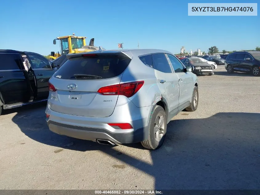 5XYZT3LB7HG474076 2017 Hyundai Santa Fe Sport