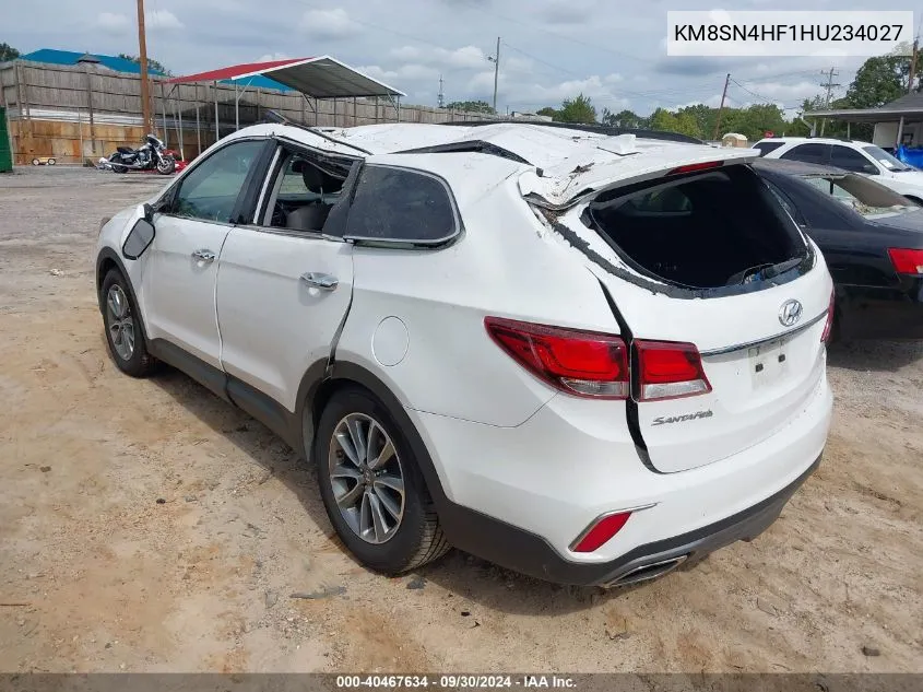 KM8SN4HF1HU234027 2017 Hyundai Santa Fe Limited