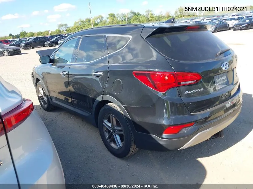 5NMZUDLB1HH024321 2017 Hyundai Santa Fe Sport 2.4L