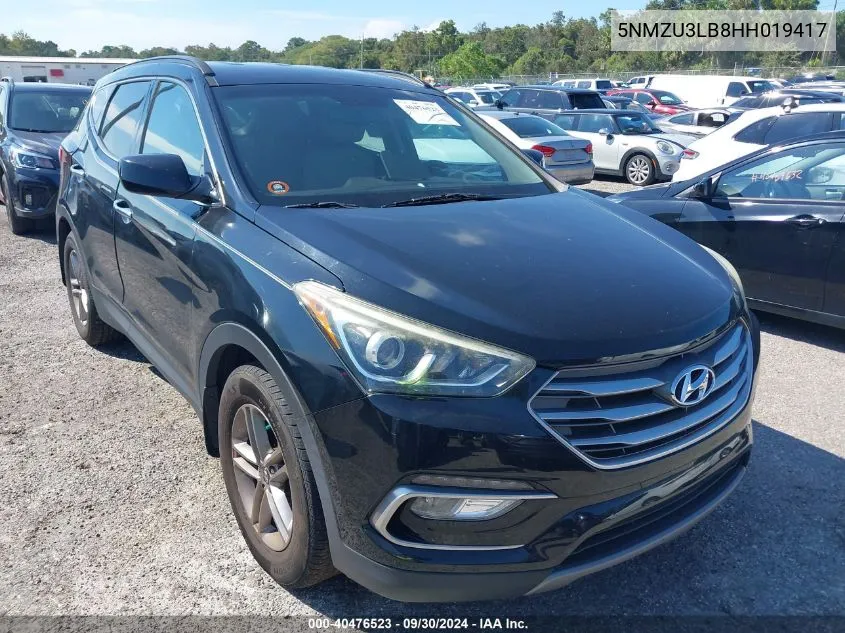 5NMZU3LB8HH019417 2017 Hyundai Santa Fe Sport 2.4L