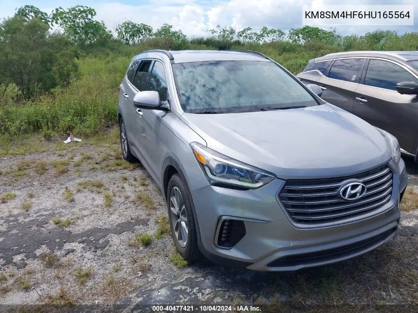 2017 Hyundai Santa Fe Se VIN: KM8SM4HF6HU165564 Lot: 40477421