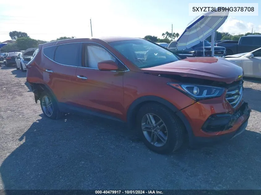 5XYZT3LB9HG378708 2017 Hyundai Santa Fe Sport