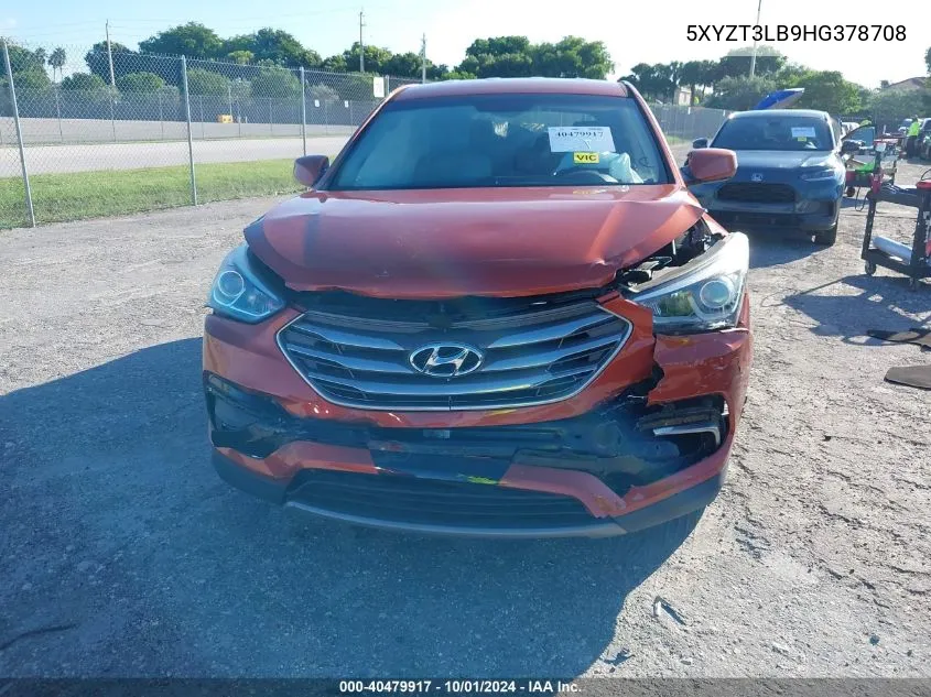 5XYZT3LB9HG378708 2017 Hyundai Santa Fe Sport