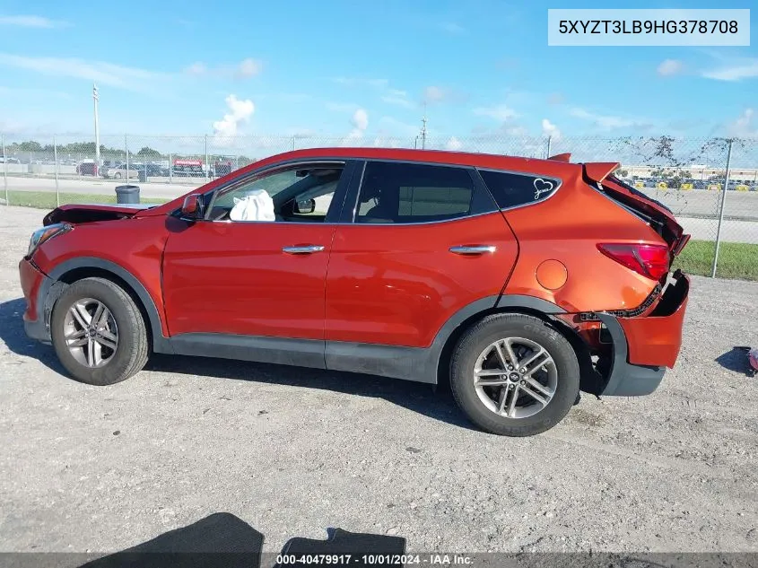 5XYZT3LB9HG378708 2017 Hyundai Santa Fe Sport