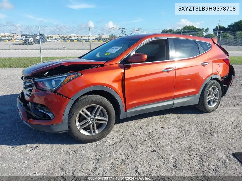 5XYZT3LB9HG378708 2017 Hyundai Santa Fe Sport