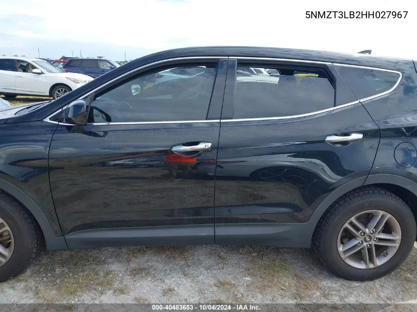 5NMZT3LB2HH027967 2017 Hyundai Santa Fe Sport 2.4L