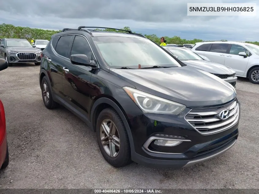 2017 Hyundai Santa Fe Sport 2.4L VIN: 5NMZU3LB9HH036825 Lot: 40486426