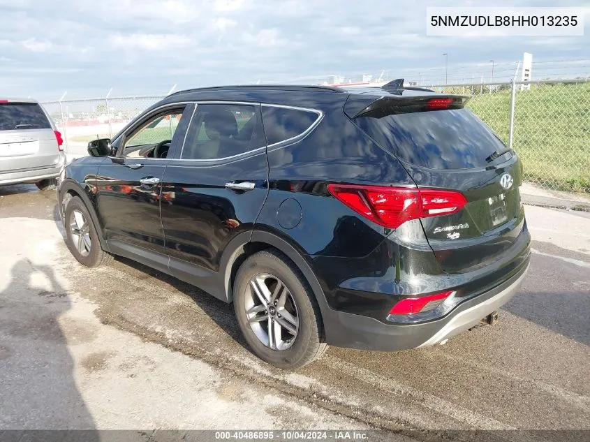 5NMZUDLB8HH013235 2017 Hyundai Santa Fe Sport 2.4L