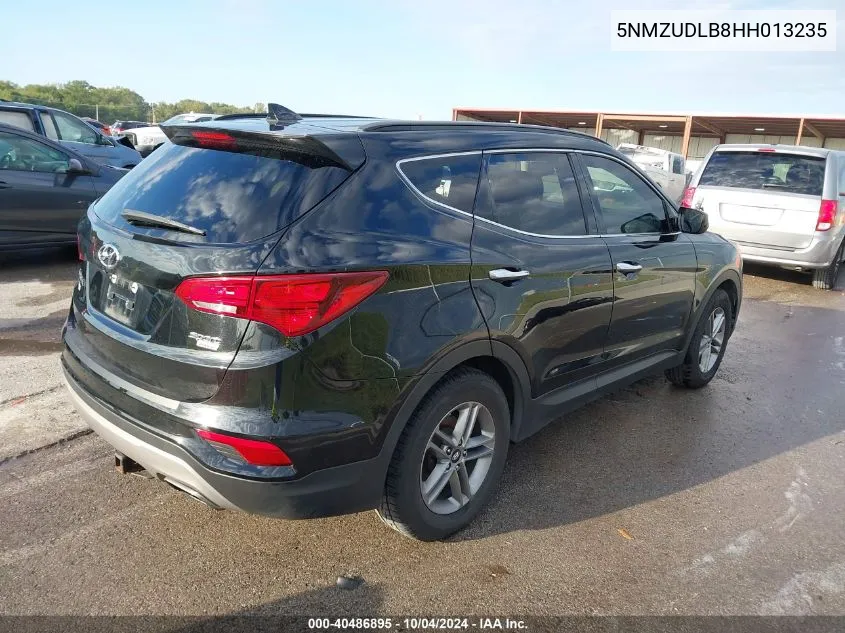 5NMZUDLB8HH013235 2017 Hyundai Santa Fe Sport 2.4L