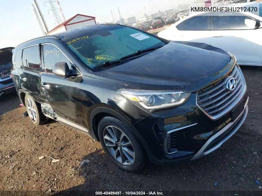 KM8SMDHF3HU212470 2017 Hyundai Santa Fe Se