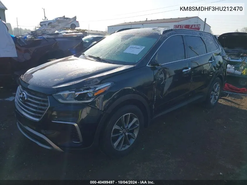 KM8SMDHF3HU212470 2017 Hyundai Santa Fe Se