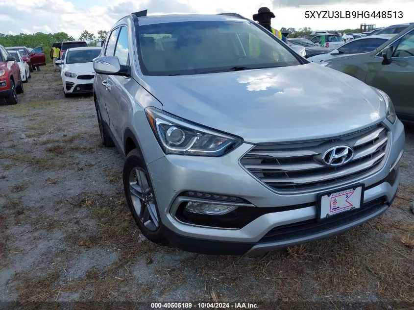 5XYZU3LB9HG448513 2017 Hyundai Santa Fe Sport 2.4L