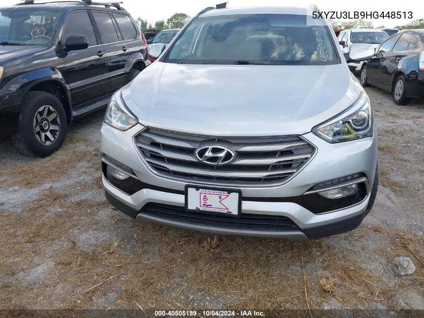 5XYZU3LB9HG448513 2017 Hyundai Santa Fe Sport 2.4L