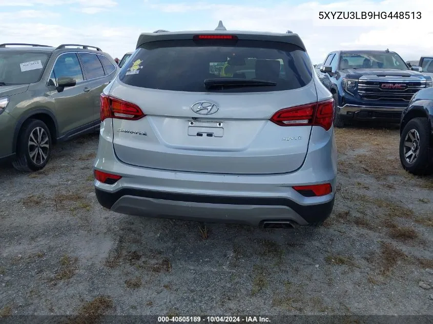 5XYZU3LB9HG448513 2017 Hyundai Santa Fe Sport 2.4L