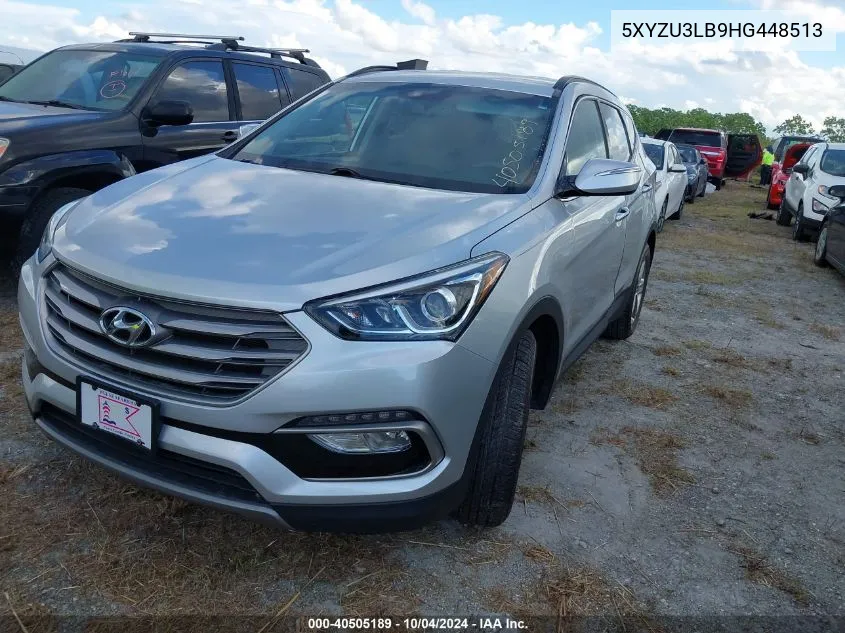 5XYZU3LB9HG448513 2017 Hyundai Santa Fe Sport 2.4L